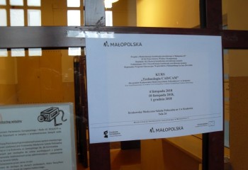 Plakat dotyczący kursu