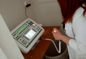 Uczennica podczas stażu