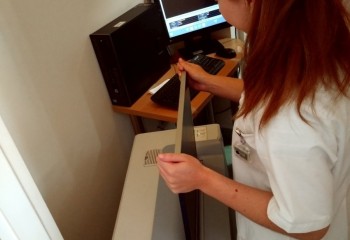 Uczennica podczas stażu