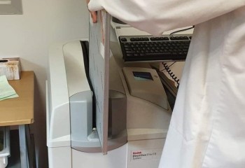 Uczeń podczas stażu